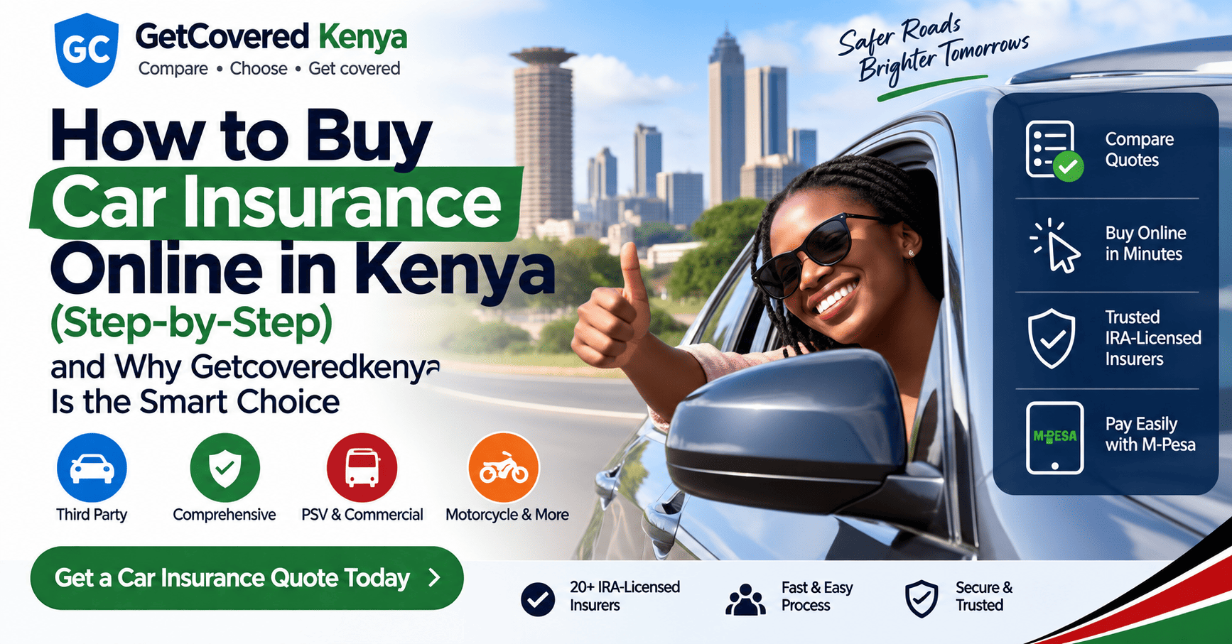 How to Buy Car Insurance Online in Kenya (Step-by-Step) and Why Getcoveredkenya Is the Smart Choice